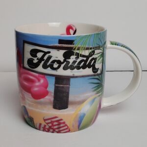 Florida Tropical Ceramic Coffee Mug ~ The Post Card Factory